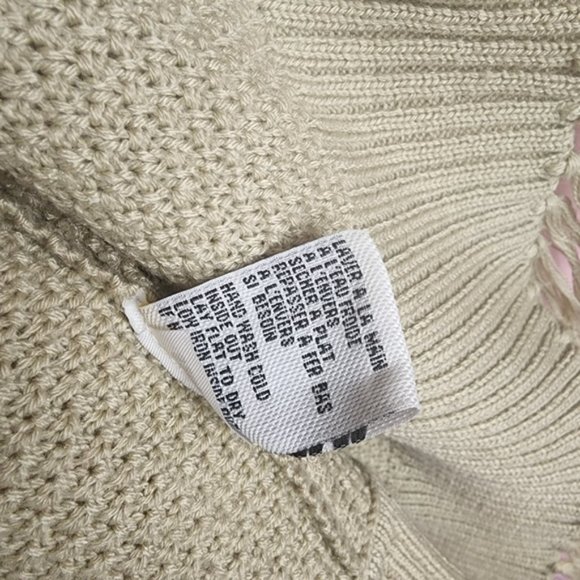 Poncho style knit cardigan xl - Picture 3 of 6
